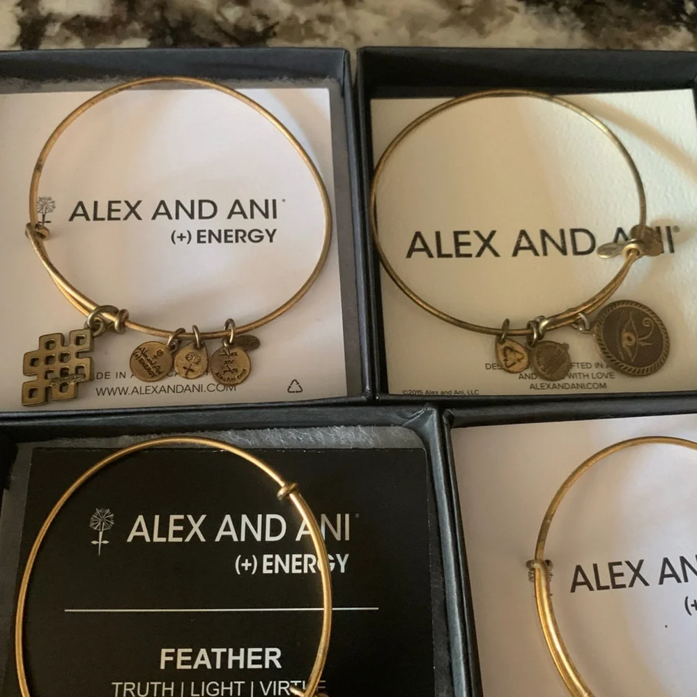 Vintage Alex and Ani Bangles, Set of 8, 2004 - Picture 10 of 14